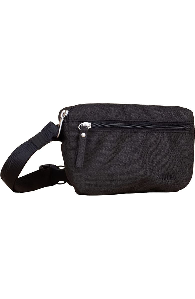 HAIKU Hopper waistpack or crossbody sling, Alternate, color, Black In Bloom
