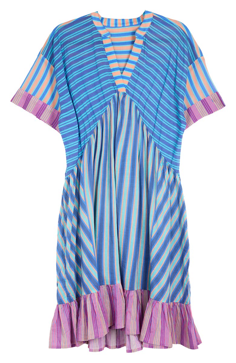 SAACHI Striped Tunic Dress, Alternate, color, Blue