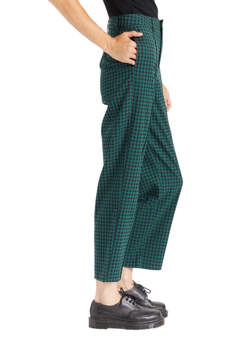 Retro Ankle Trousers, Alternate, color, EMERALD
