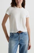 AG Zoie Cotton & Linen Blend T-Shirt