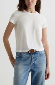 AG Zoie Cotton & Linen Blend T-Shirt