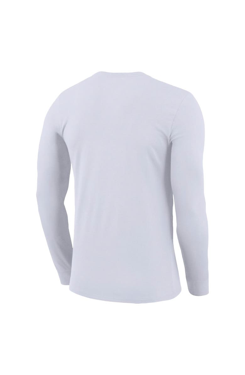 Nike Youth Nike White Vanderbilt Commodores 2025 On-Court Bench Long Sleeve T-Shirt, Alternate, color, 