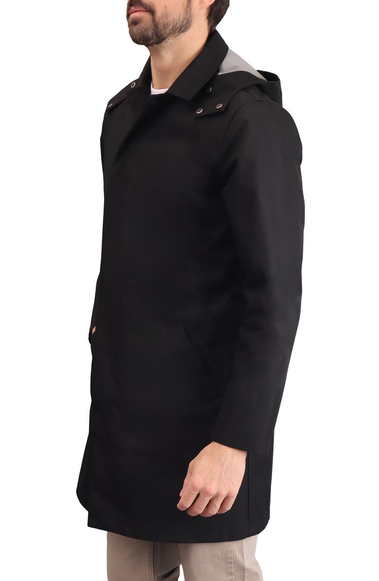 Bagatelle Rain Mac Jacket with Removable Hood, Alternate, color, 