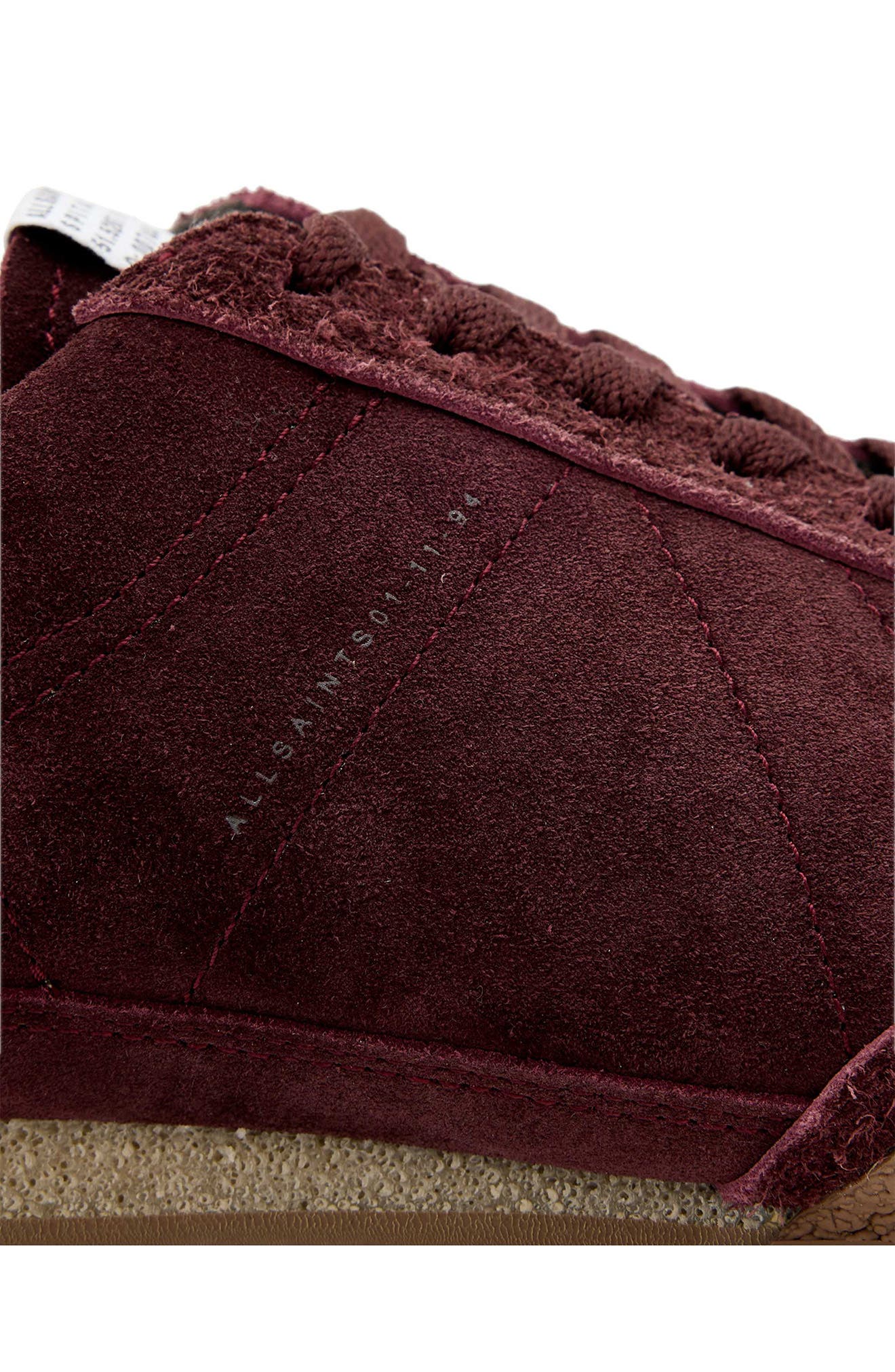 AllSaints Harri Low Top Sneaker, Alternate, color, Titan Red