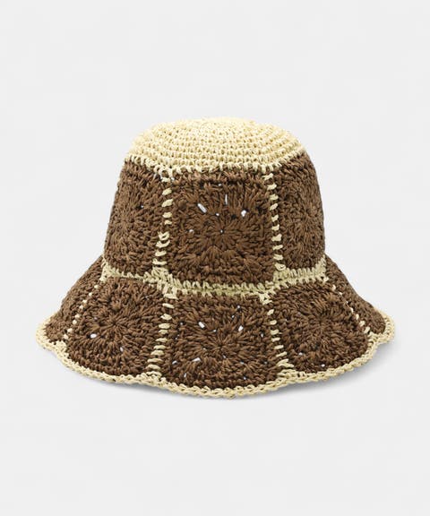 Serafina Packable Crotchet Bucket Hat