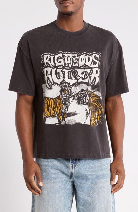 Ruler Cotton Graphic T-Shirt