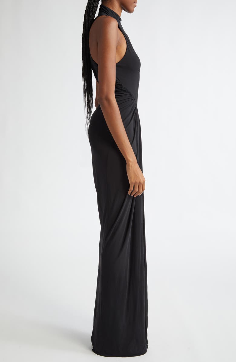 Alaïa Draped Jersey Dress, Alternate, color,