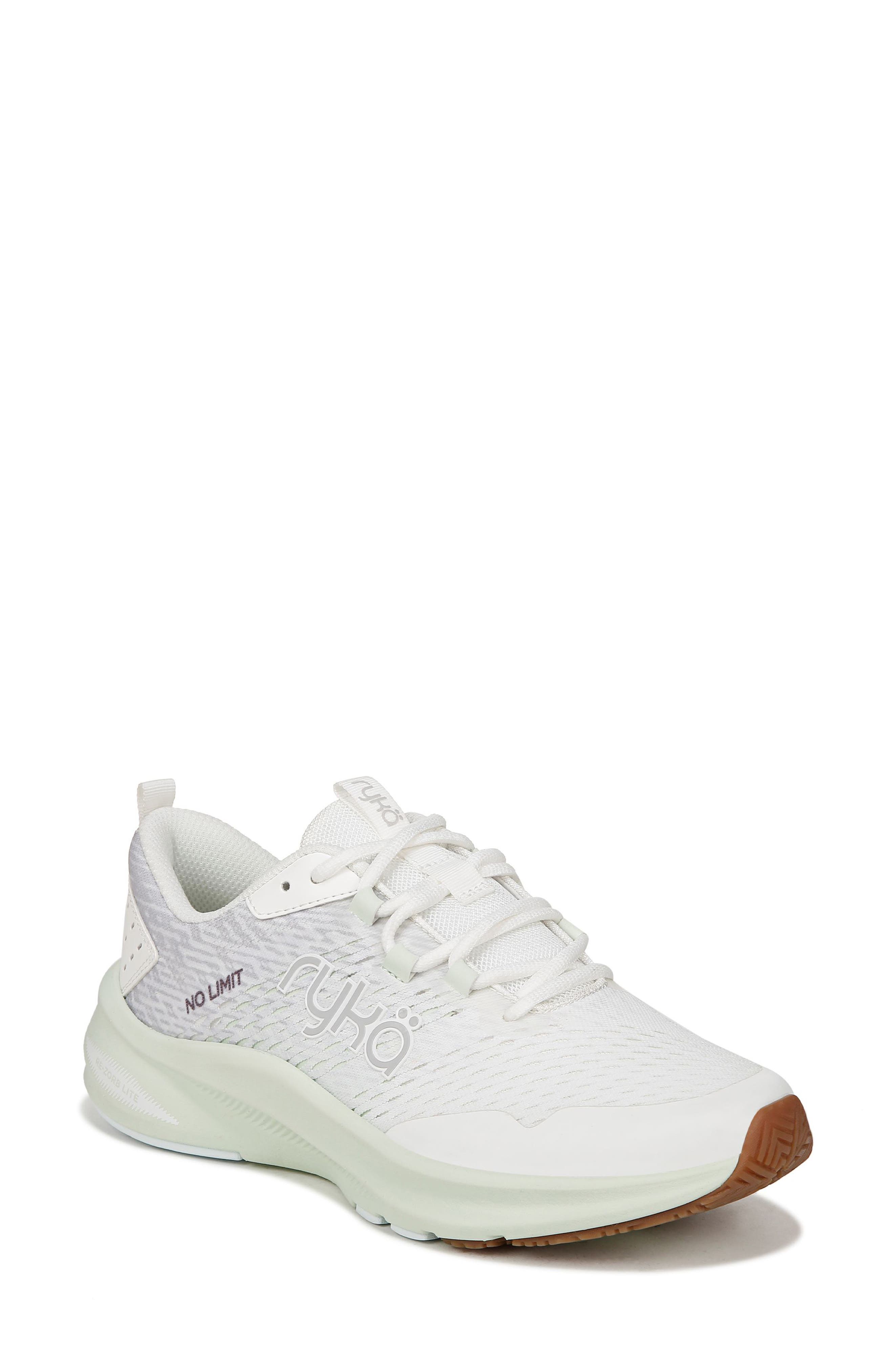 Rykä No Limit Training Sneaker, Main, color, White/ Green