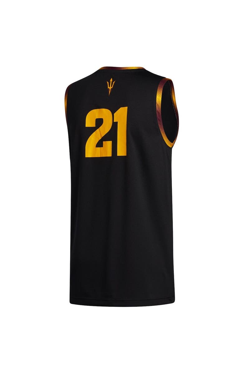 adidas Men's adidas #21 Black Arizona State Sun Devils Swingman Jersey, Alternate, color, Black