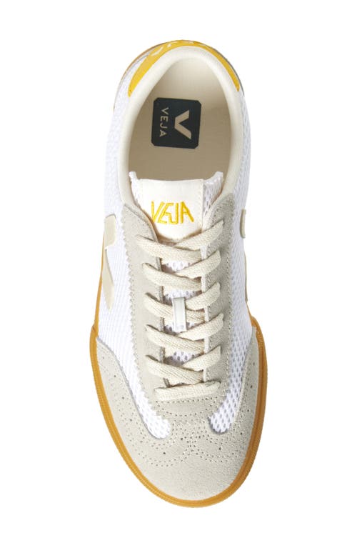 Veja Mesh Rubber Sole Sneakers In Lunar Pierre Sunshine