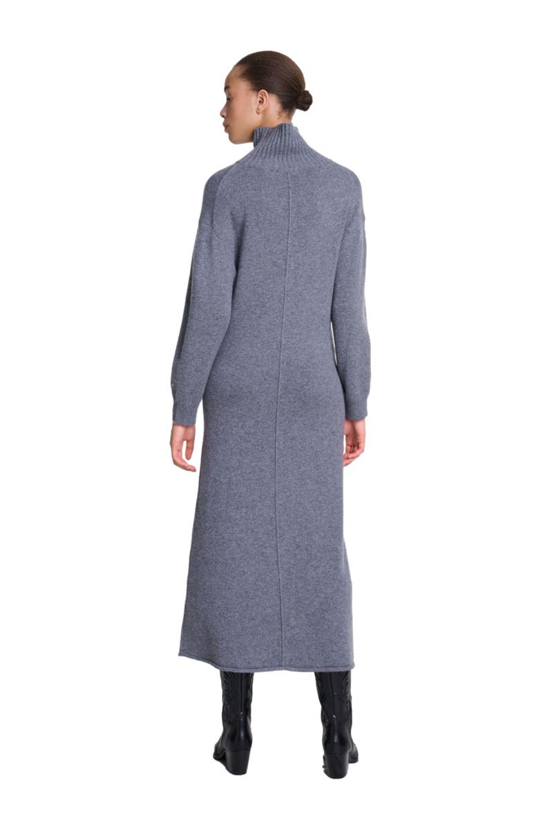 maje Knit maxi dress, Alternate, color,