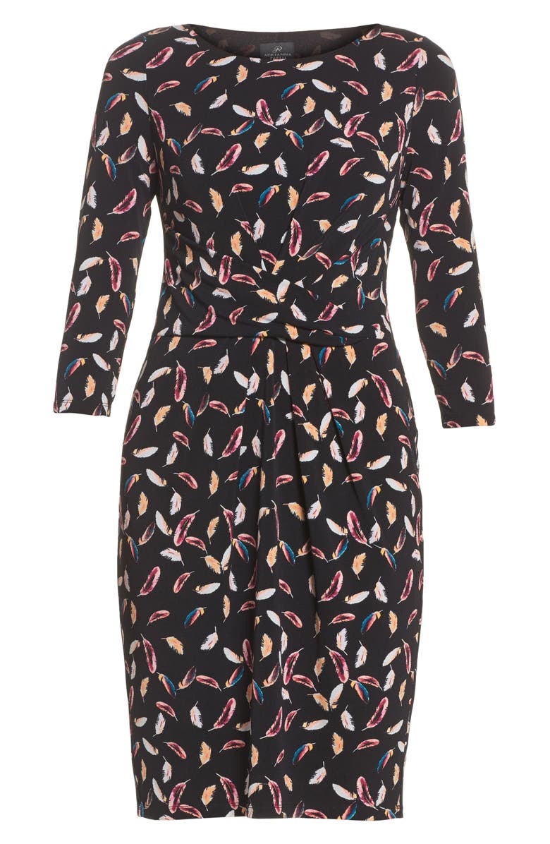 Adrianna Papell Print Stretch Sheath Dress, Alternate, color, 