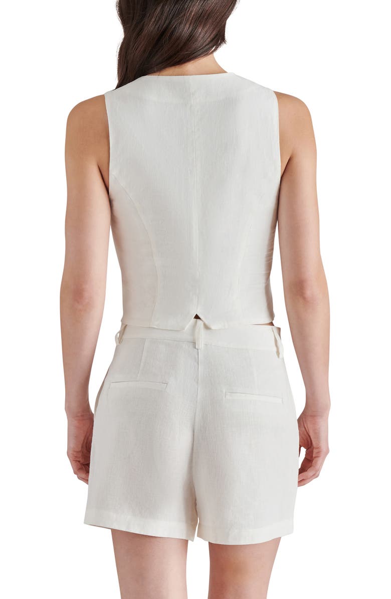 Steve Madden Selene Linen Blend Vest, Alternate, color, 