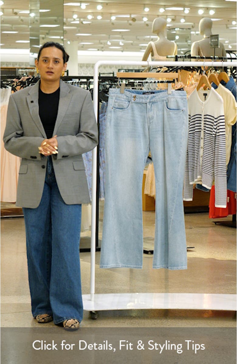 Hilton Button Tab Straight Leg Jeans, sales video thumbnail