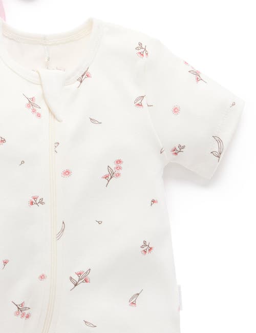 Purebaby 2 Pack Short Zip Romper