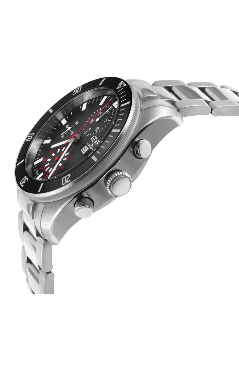 GEVRIL Yorkville Chronograph Quartz Bracelet Watch, 43mm, Alternate, color, 