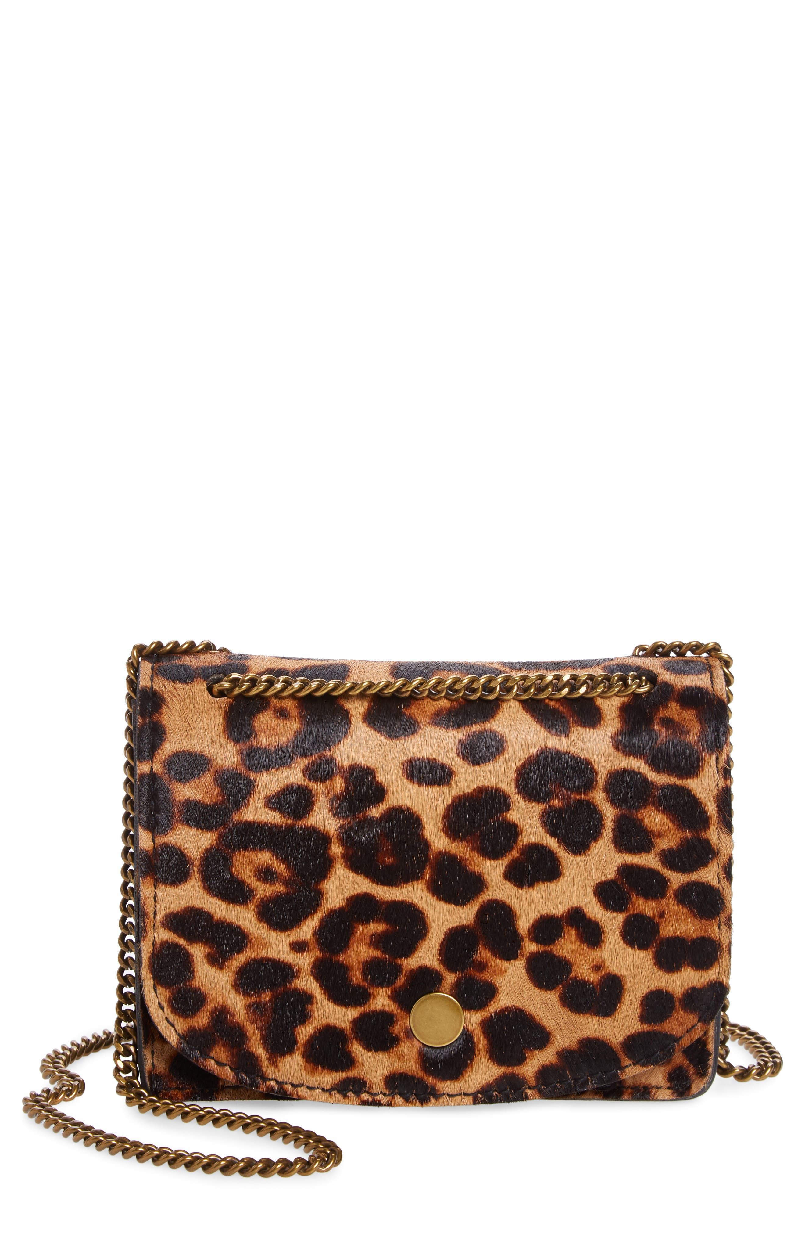 Genuine Calf Hair Crossbody Bag, Main, color, TRUFFLE MULTI