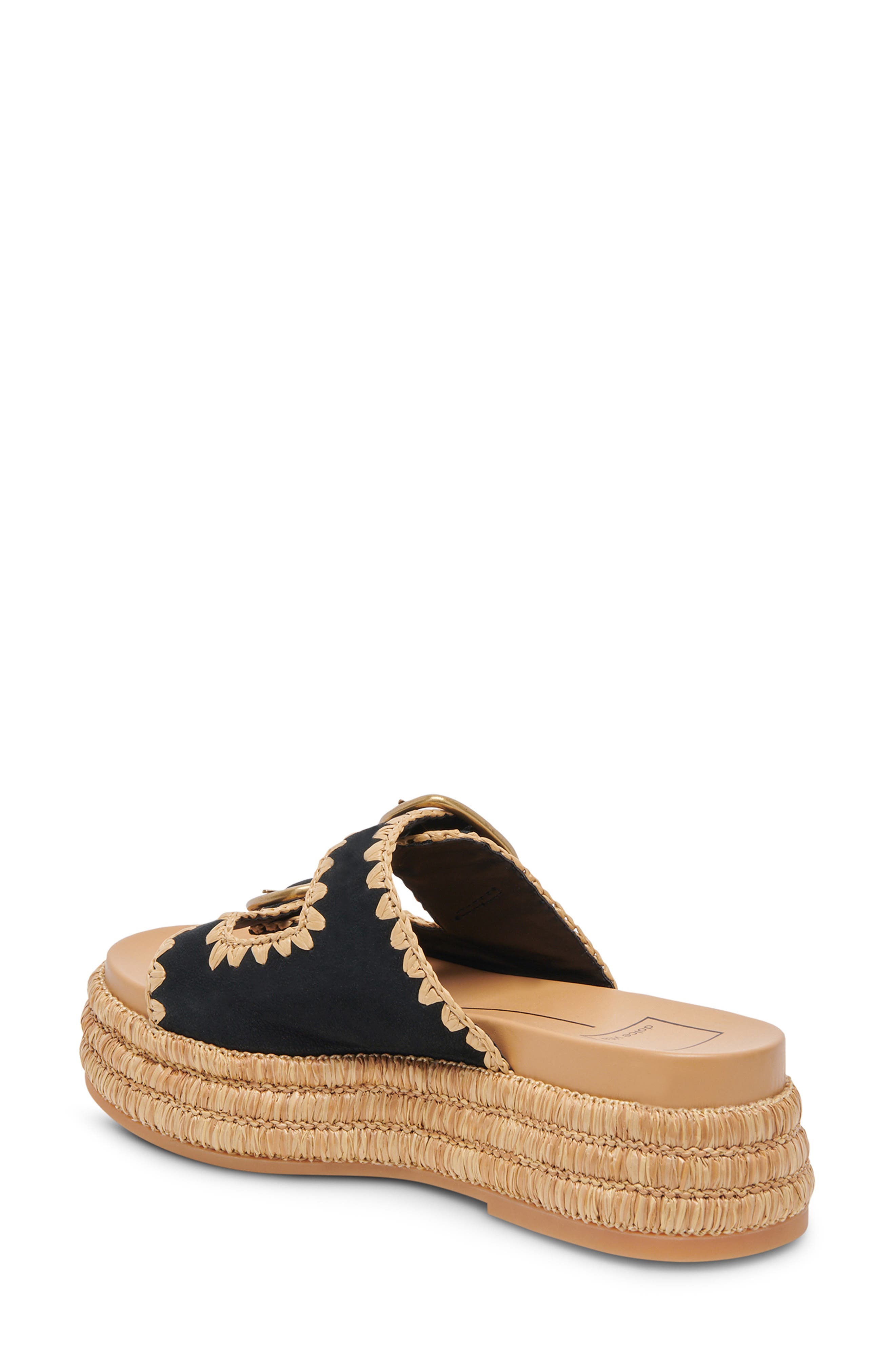 Dolce Vita Wanika Espadrille Platform Slide Sandal, Alternate, color, 