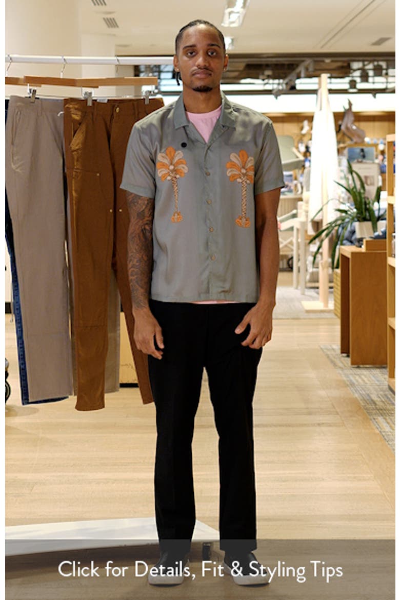Oasis Palms Print Camp Shirt video