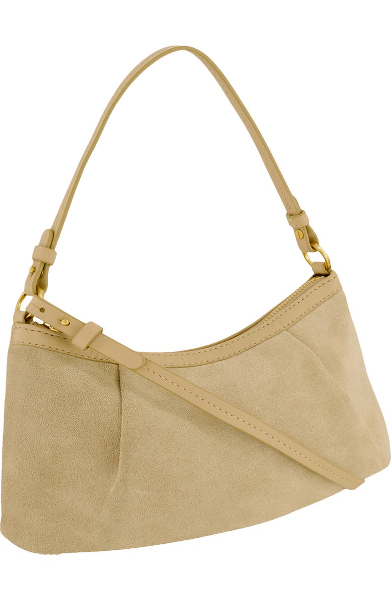 Vince Ava Suede Convertible Crossbody Bag, Alternate, color, Maiz