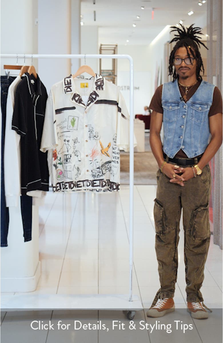 Doodle Graphic Camp Shirt, sales video thumbnail