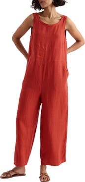 Seasalt Cornwall Salt Air Wide Leg Linen Jumpsuit