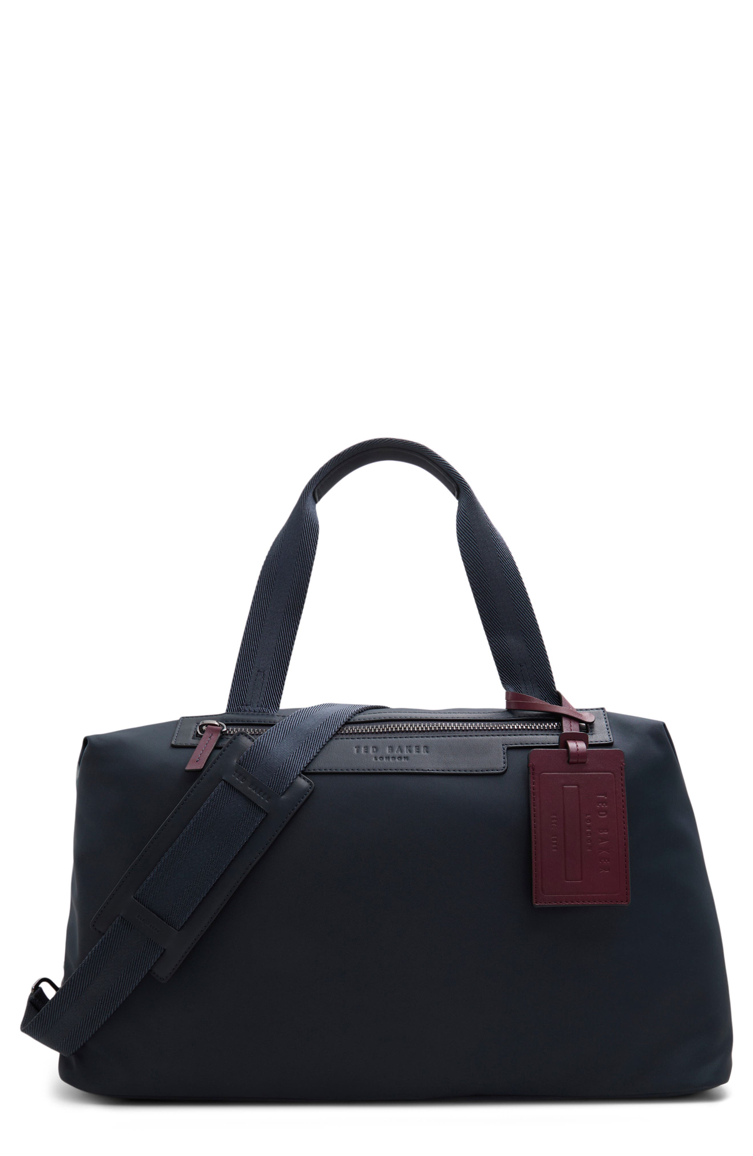 Ted Baker London Ender Nylon Weekender, Main, color, 