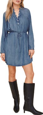 Bella Dahl Pintuck Shirttail Dress