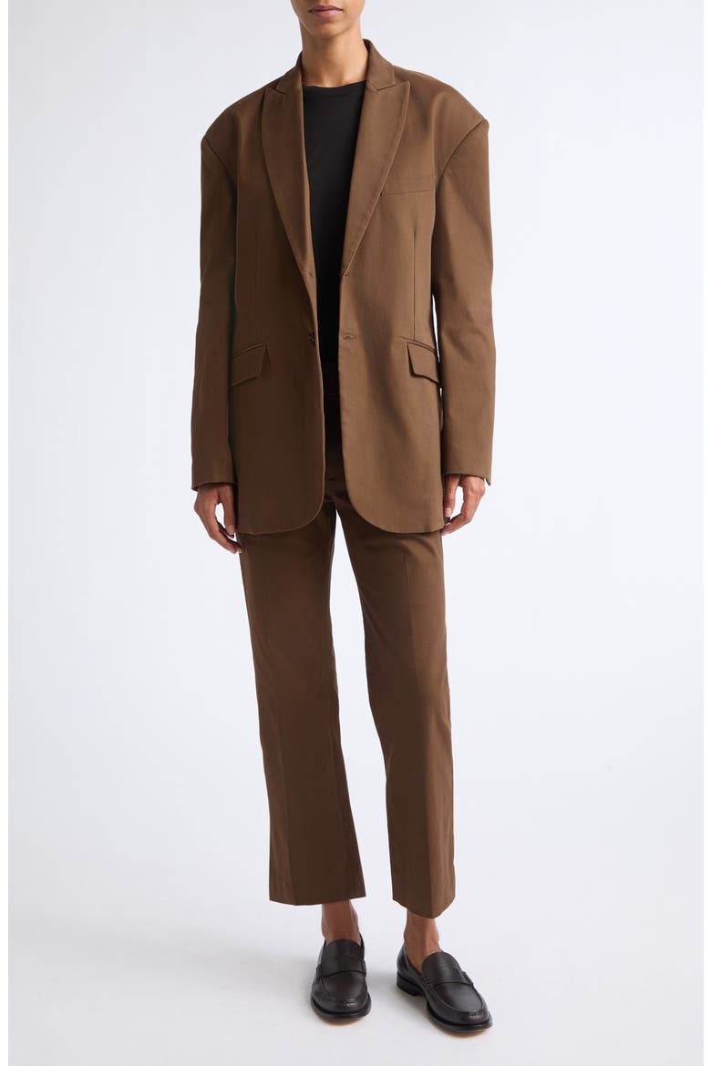 The Oversized Blazer, Alternate, color, BROWN