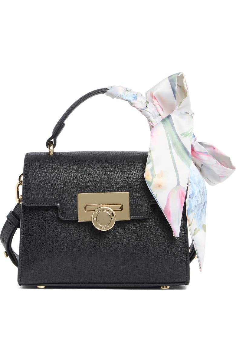 Ted Baker Lili Top Handle Satchel, Main, color, Other Black