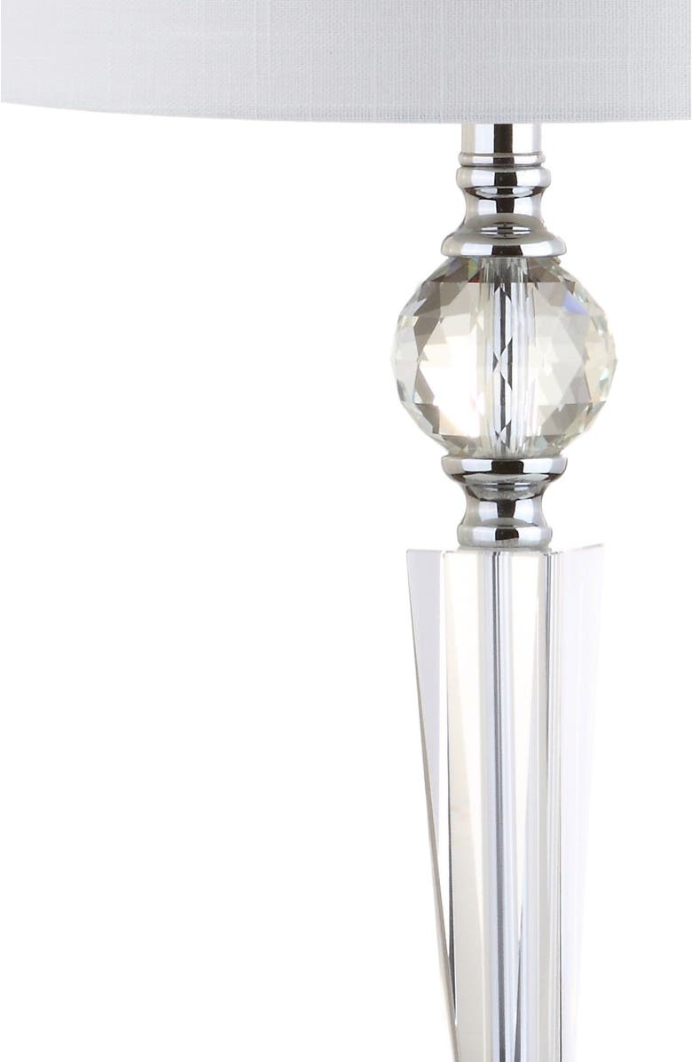 JONATHAN Y Emma 29.5" Crystal LED Table Lamp, Clear, Alternate, color, Clear