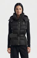 Rudsak Cassidy Women's Down Vest with Removable Hood & Pouch Belt
