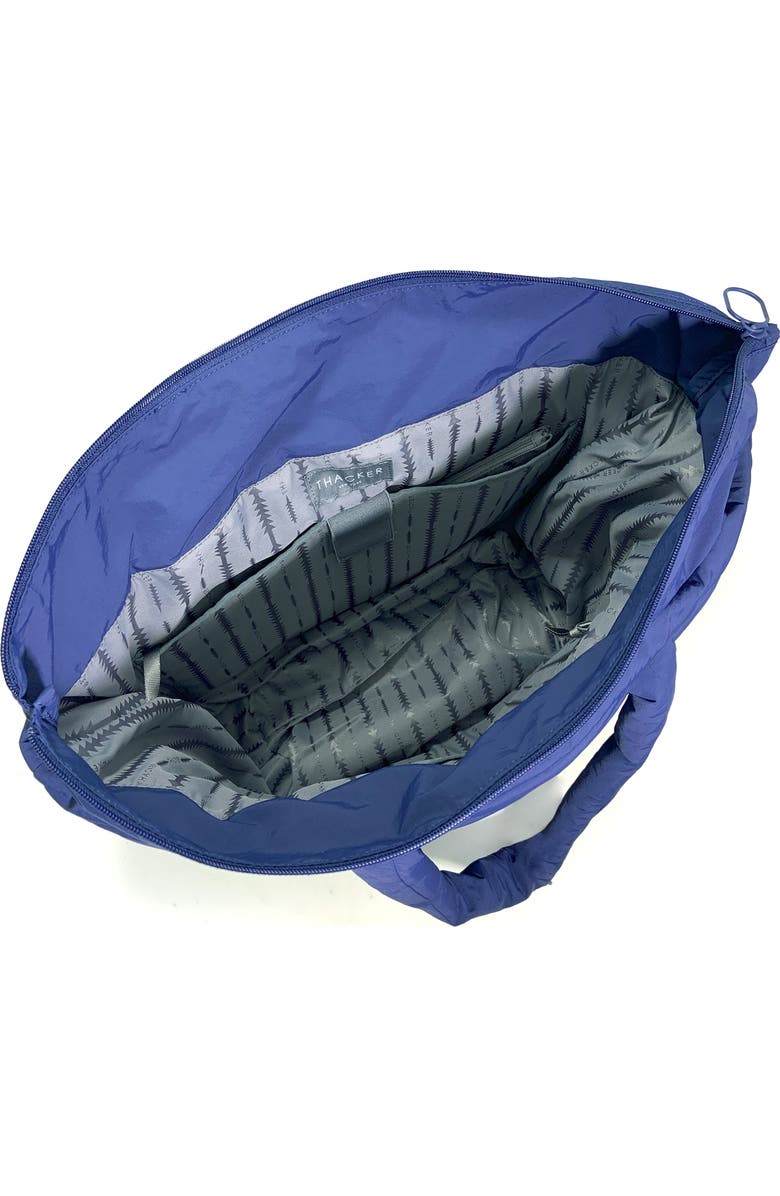 Thacker Quinn Quilted Nylon Tote, Alternate, color, Night Blue