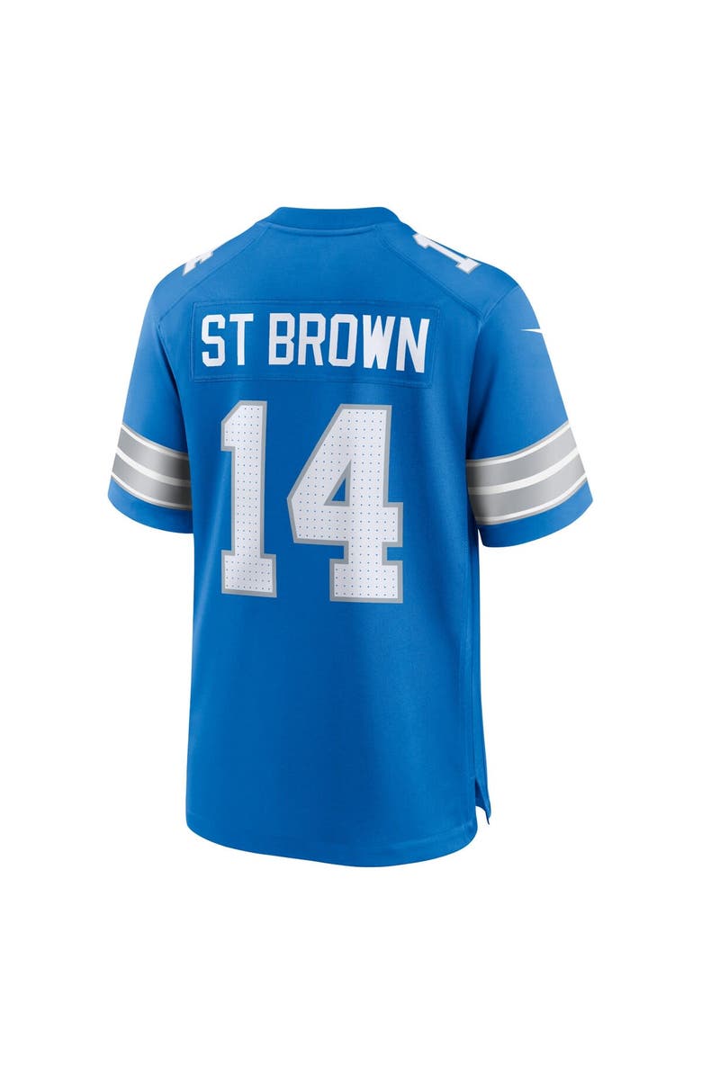 Nike Men's Nike Amon-Ra St. Brown Blue Detroit Lions Game Jersey, Alternate, color, Blue