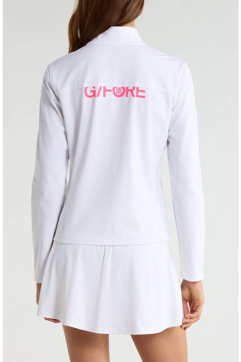 Quarter-Zip Performance Pullover, Alternate, color, SNOW