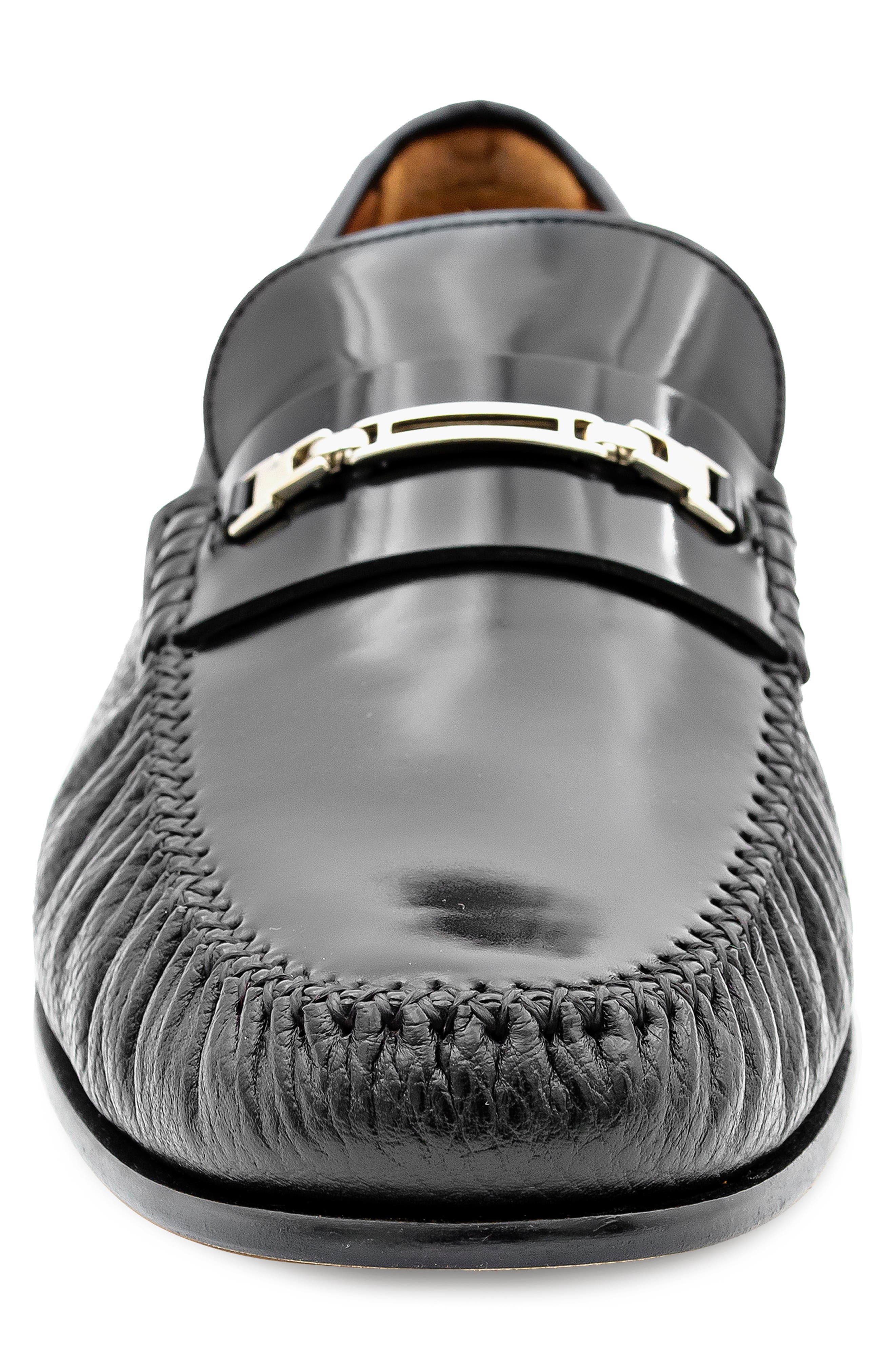 Mezlan Bit Loafer, Alternate, color, Black