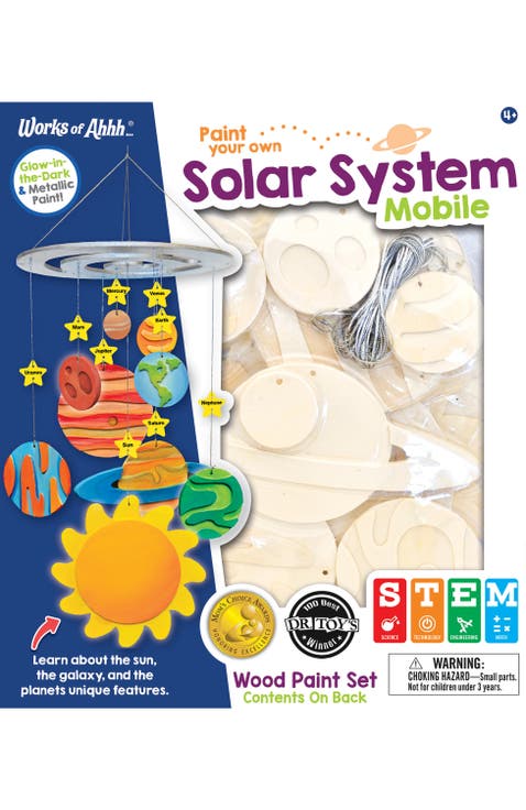 Solar System Mobile Wood Craft Kit