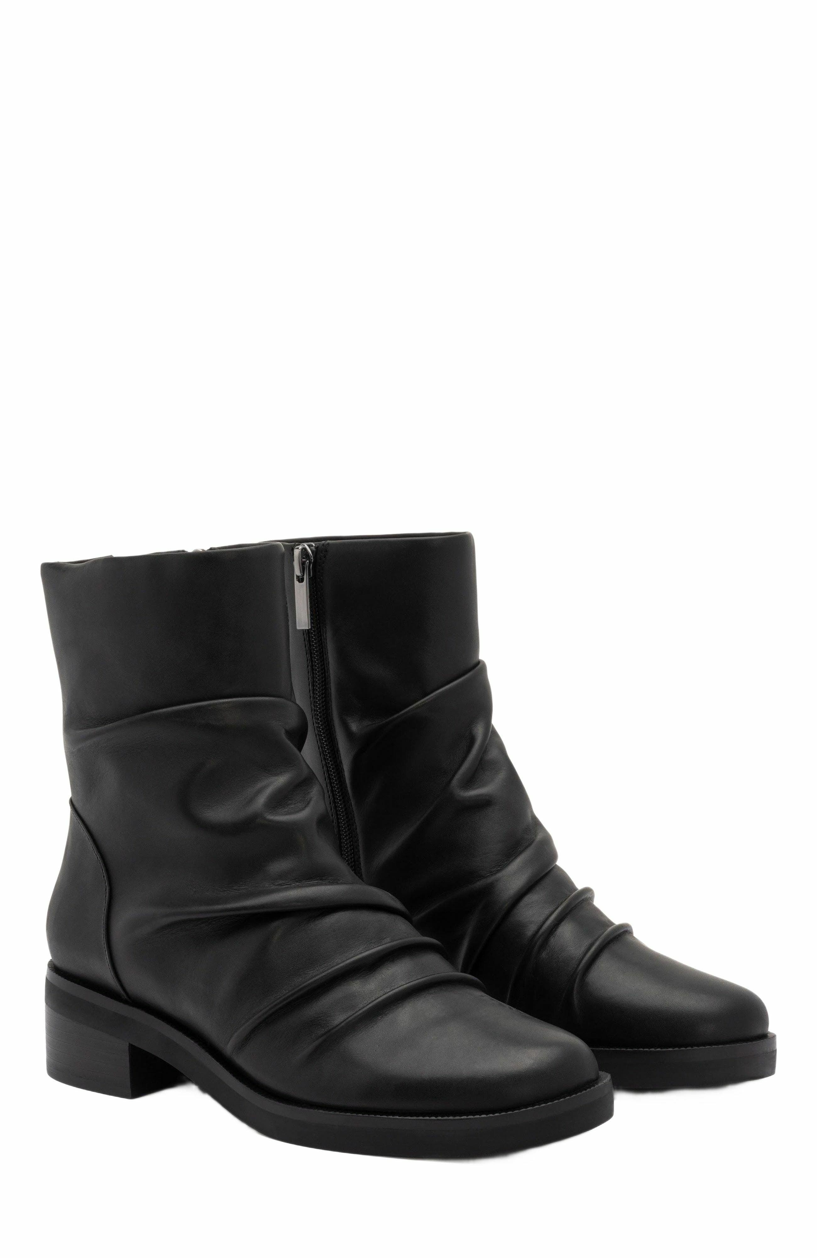 ABEO Traverse Scrunch Boot, Alternate, color, Black - Metatarsal