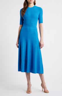 Elie Tahari The Kaya Midi Sweater Dress