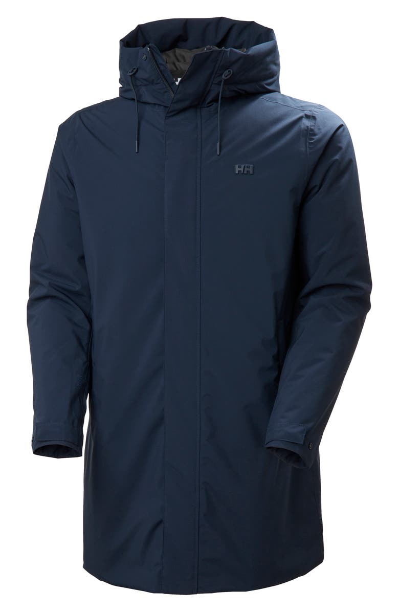 Helly Hansen Munich Waterproof Insulated Raincoat, Alternate, color, Navy