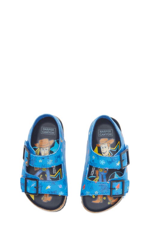 Harper Canyon Kids' Toy Story Double Buckle Sandal In Blue