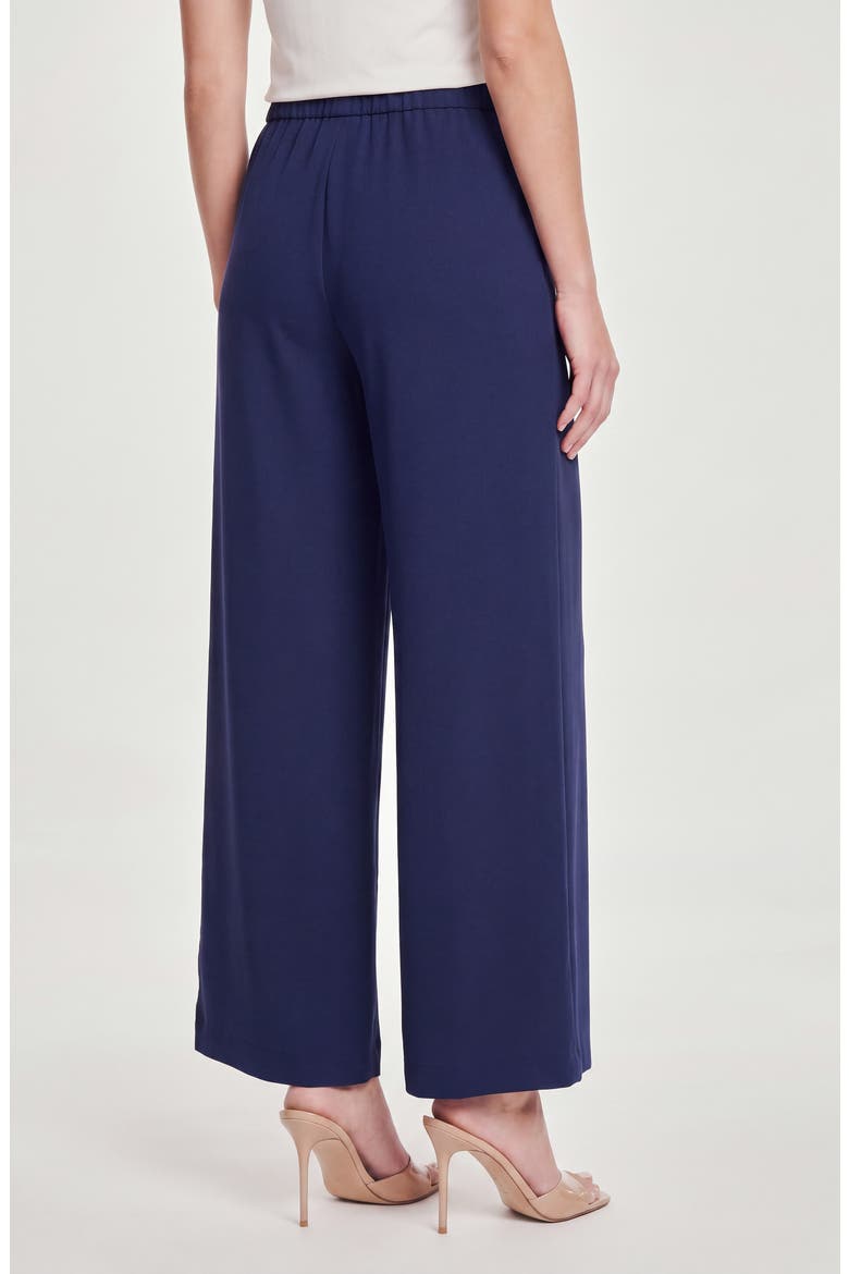 Elastic-Waisted Wide Leg Pants, Alternate, color, INDIGO NIGHT