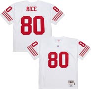 Mitchell & Ness Men's Mitchell & Ness Jerry Rice White San Francisco 49ers 1994 Legacy Replica Jersey
