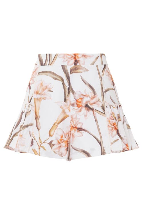Patbo Botanic Retro Short In White