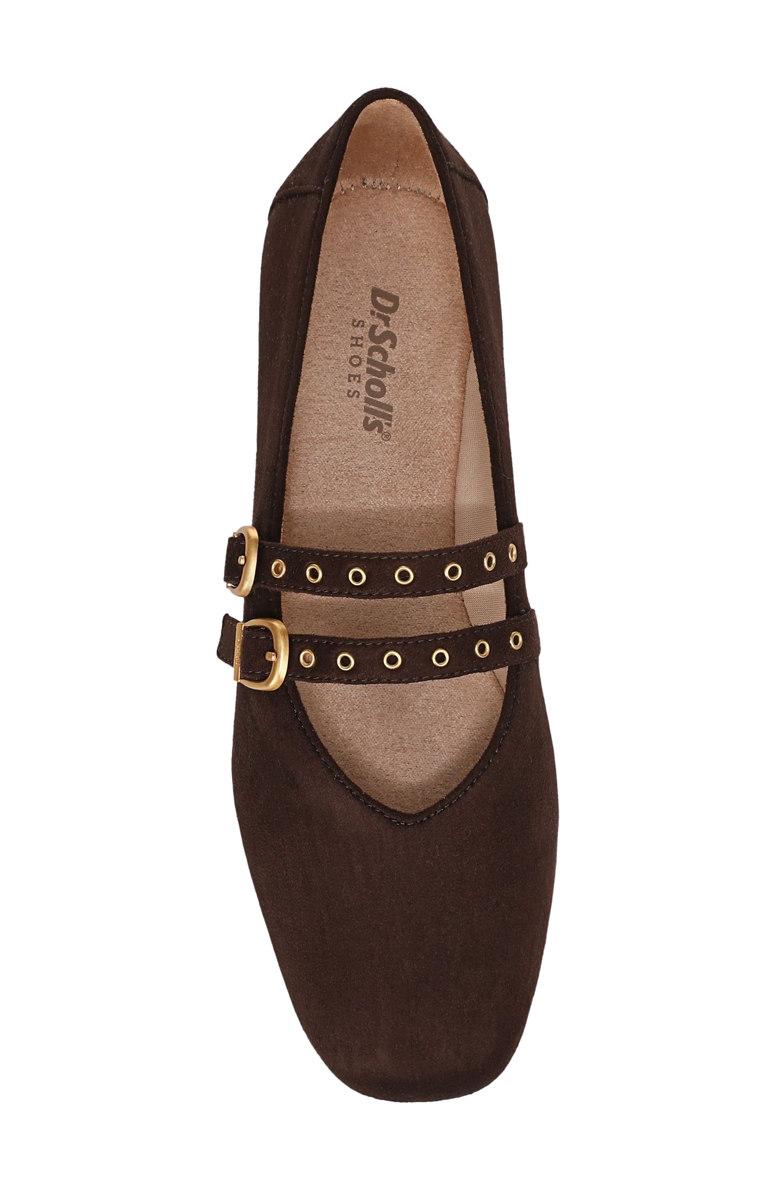 Violet Jane Mary Jane, Alternate, color, DARK UMBER BROWN MICROSUEDE