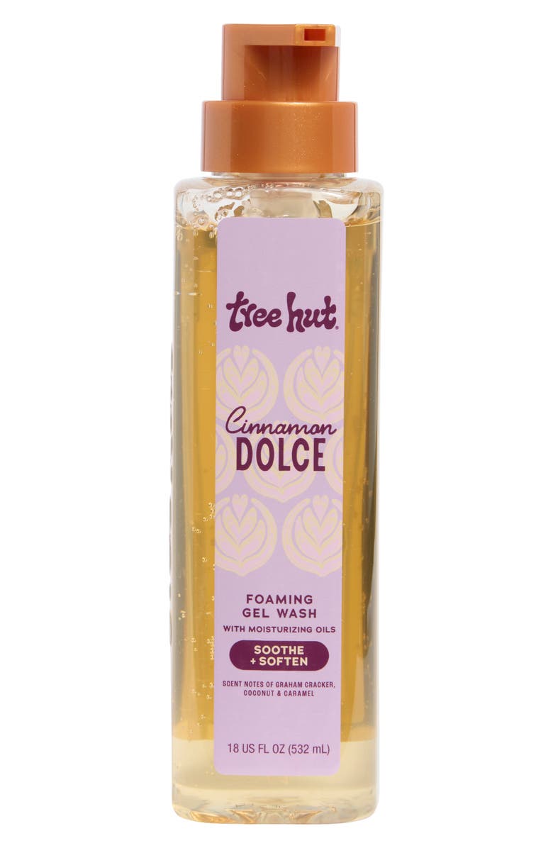 Tree Hut Cinnamon Dolce Foaming Gel Wash, Main, color, 