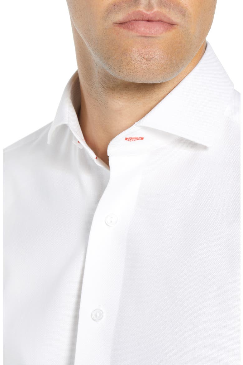Regular Fit Solid Dress Shirt, Alternate, color, WHITE
