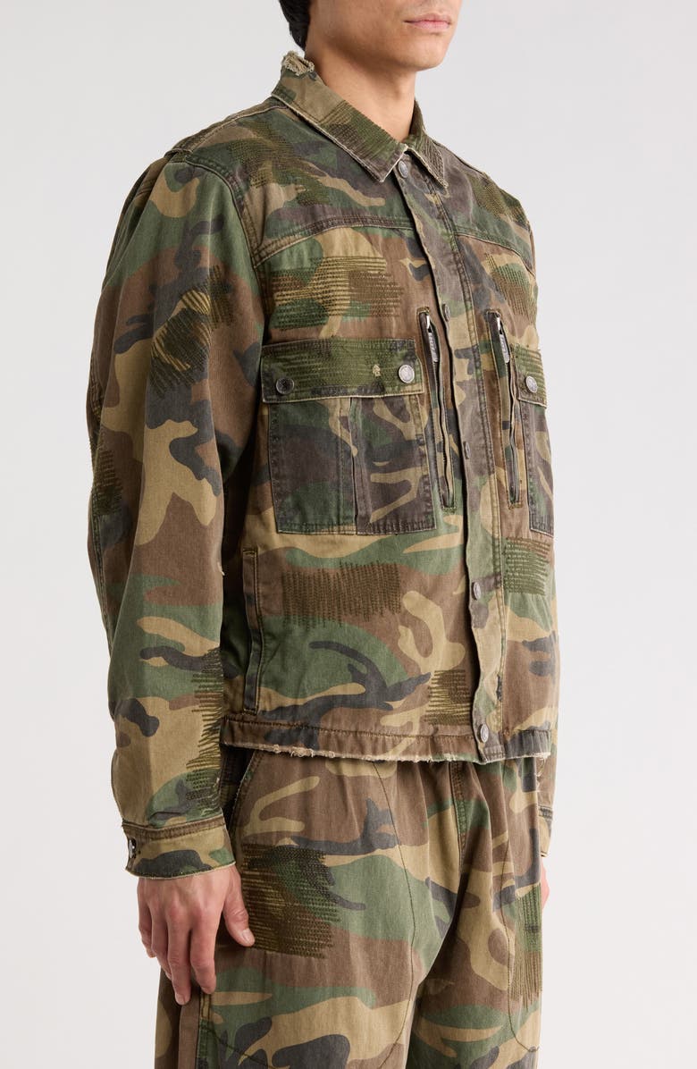 DIET STARTS MONDAY Hopkins Camo Utility Jacket, Alternate, color, Camo Multi