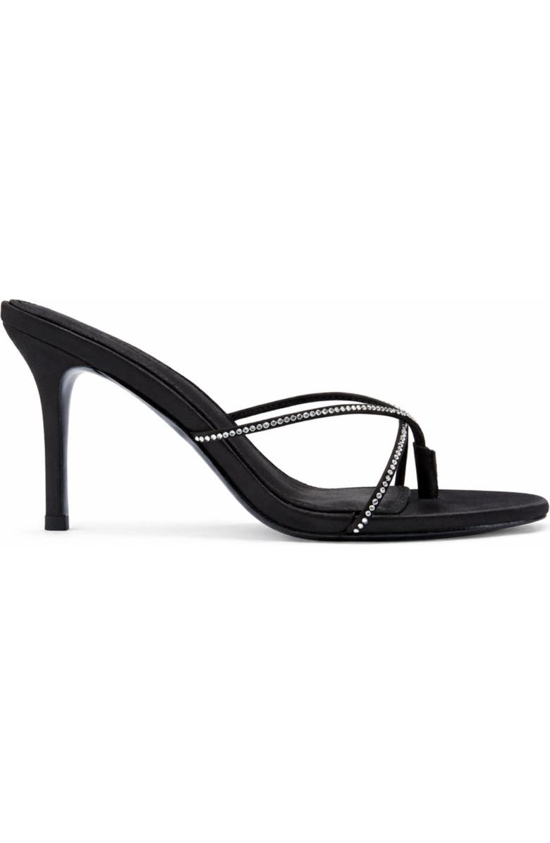 FEMME Sicilian Crystal Mule, Main, color, Noir Crystal