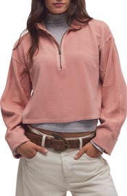 Free People We The Free Celeste Quarter-Zip Pullover